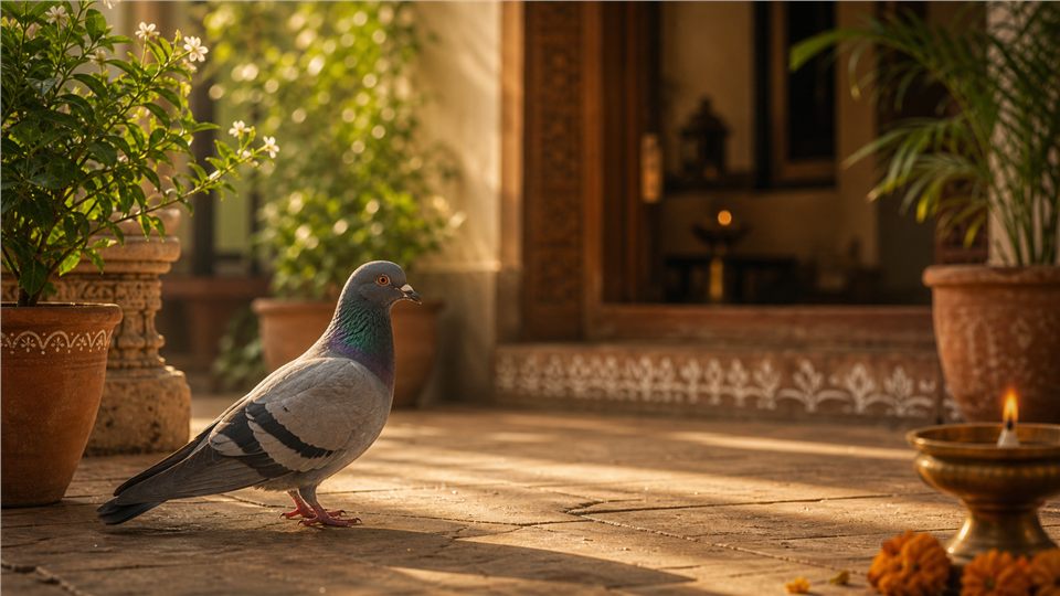 घर में कबूतर आना - क्या संकेत देता है?