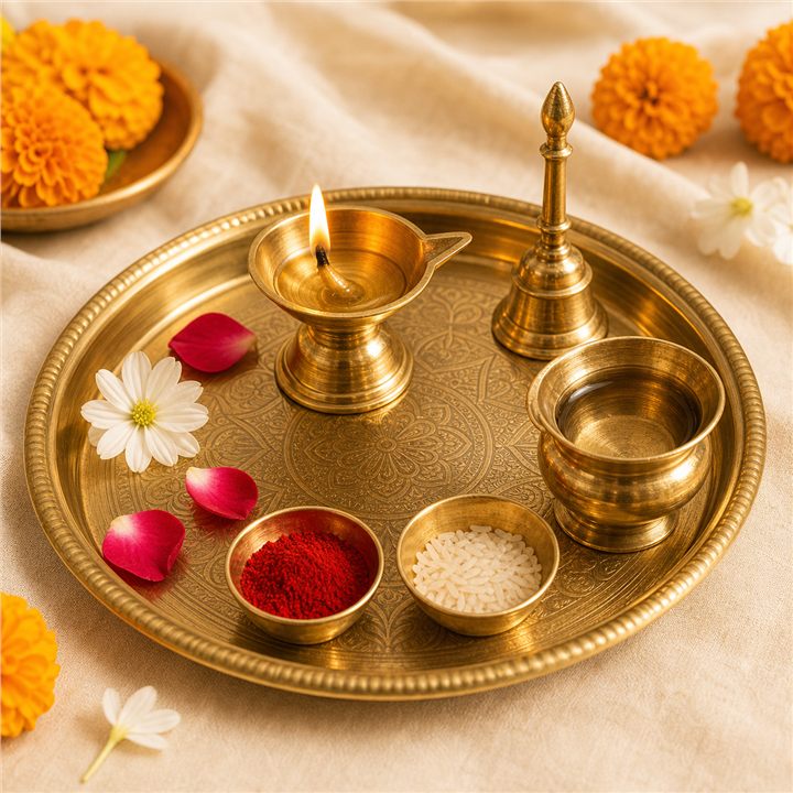 पूजा थाली सेट