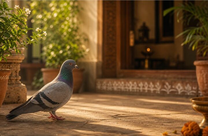 घर में कबूतर आना – क्या संकेत देता है?