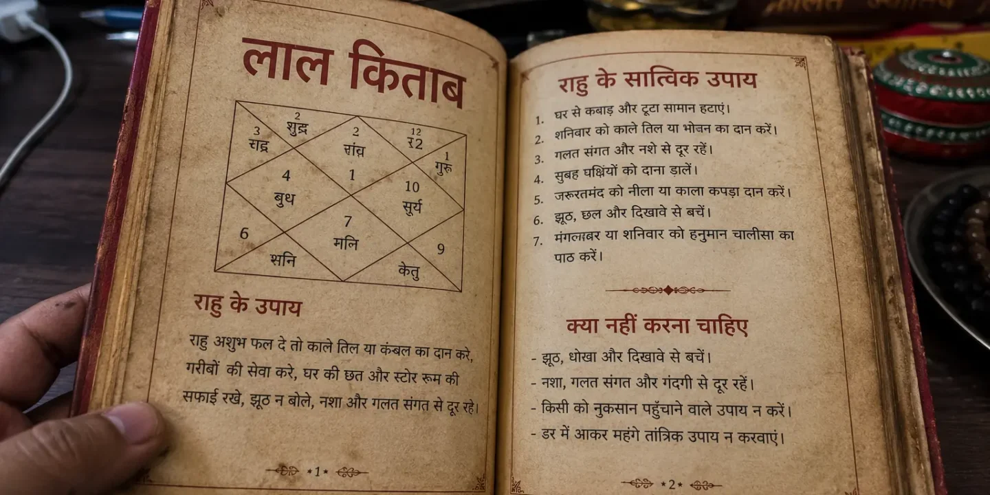 राहु के उपाय लाल किताब के अनुसार: सरल और सुरक्षित उपाय
