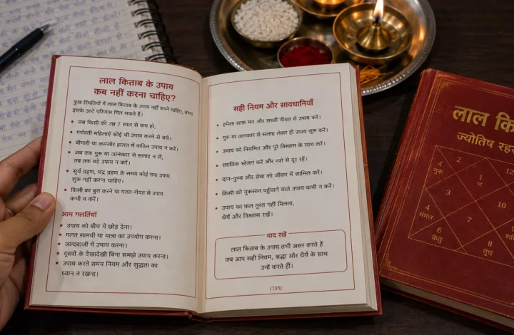 लाल किताब के उपाय कब नहीं करना चाहिए? गलतियां और सावधानियां