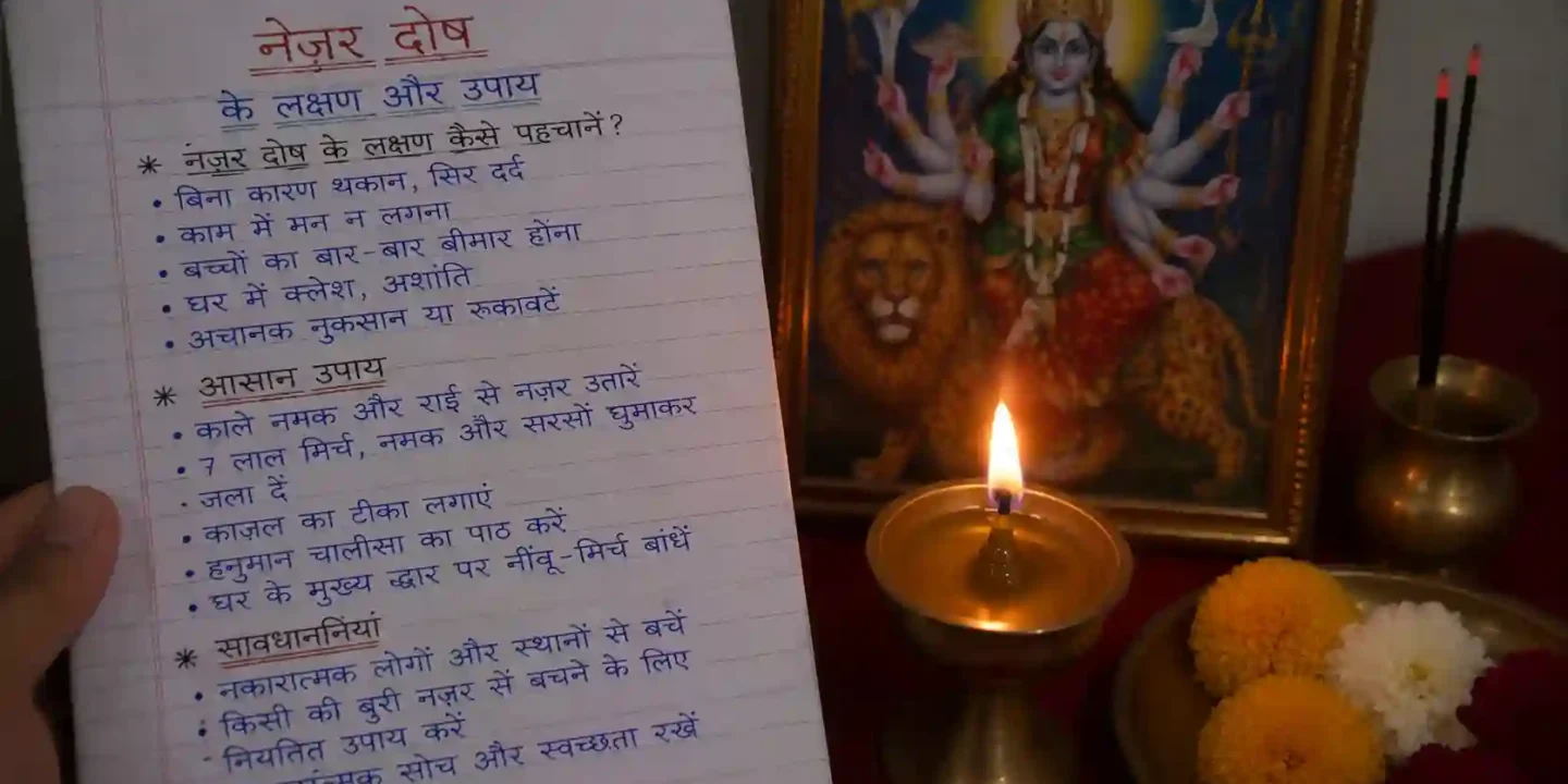 नजर दोष के लक्षण और उपाय: कैसे पहचानें बुरी नजर?