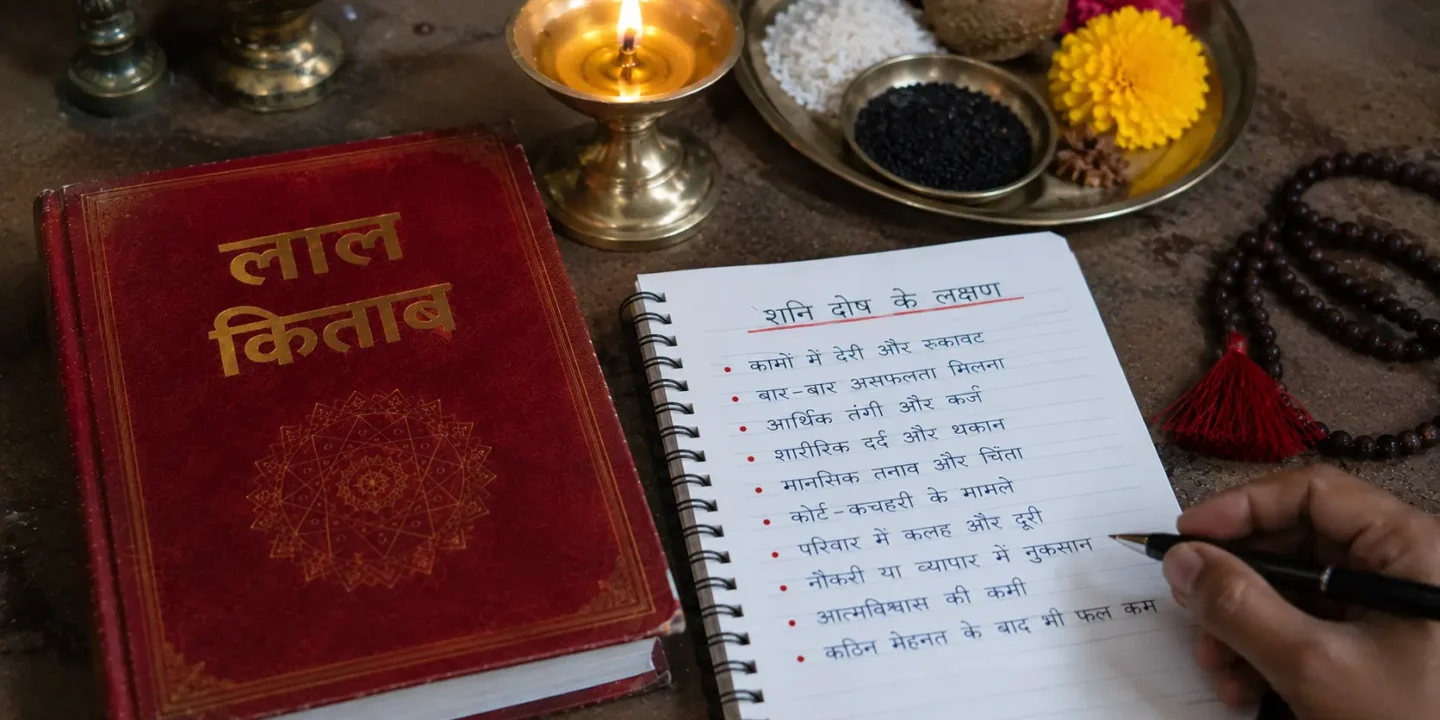शनि दोष के लक्षण और उपाय लाल किताब के अनुसार