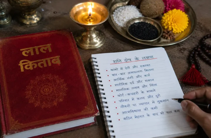 शनि दोष के लक्षण और उपाय लाल किताब के अनुसार