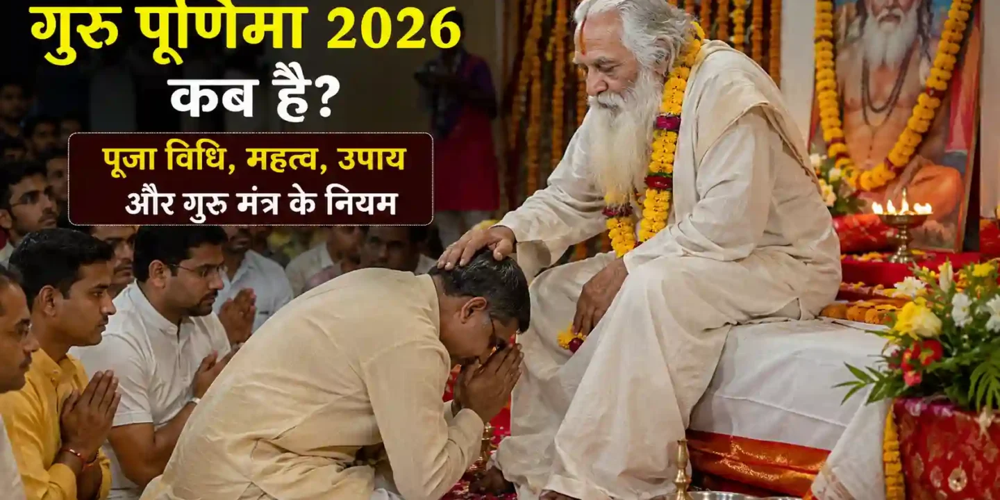 गुरु पूर्णिमा 2026 कब है? पूजा विधि, महत्व, उपाय और गुरु मंत्र के नियम