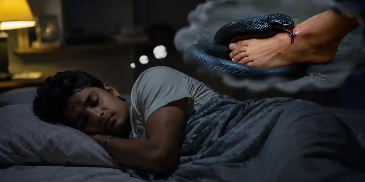 सपने में काला सांप काटना शुभ या अशुभ? पूरा अर्थ और संकेत
