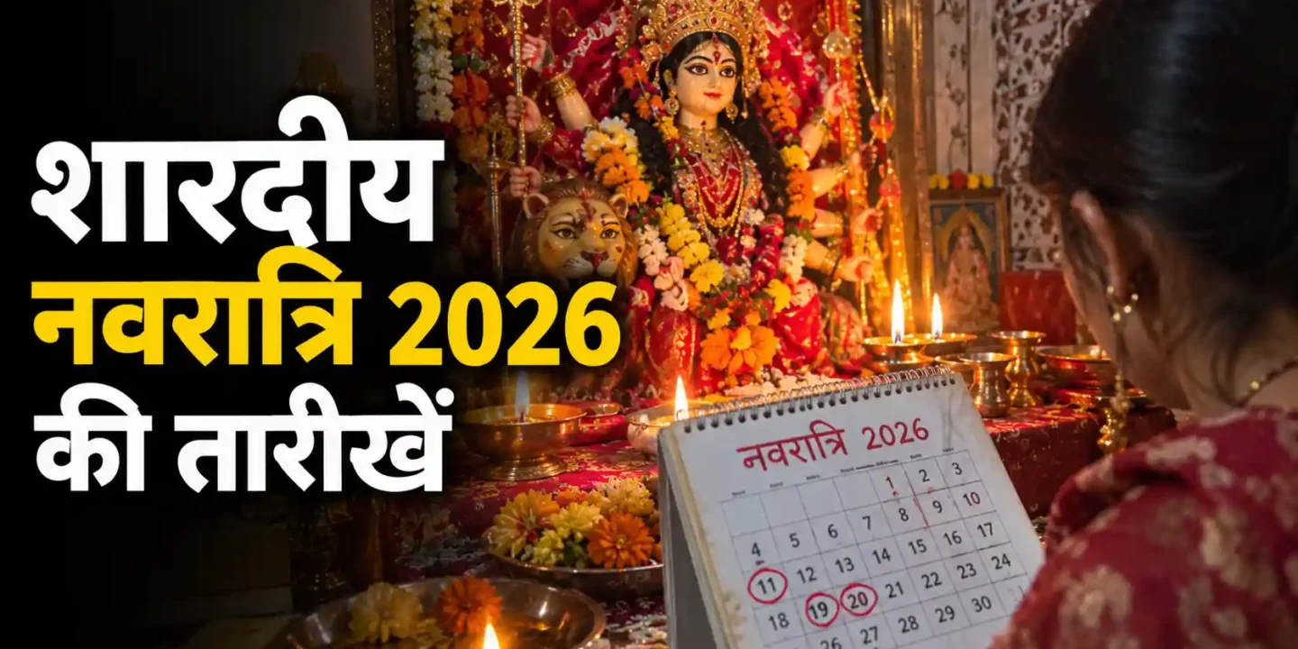 शारदीय नवरात्रि 2026 कब से है? 11 अक्टूबर से 20 अक्टूबर तक की सही तारीखें